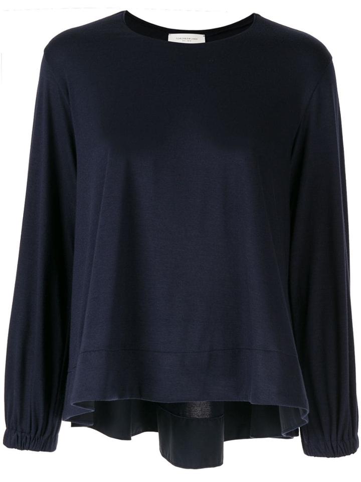 Tomorrowland Oversized Crew-neck Jumper - Blue