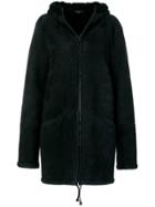Yeezy Long Shearling Coat - Blue