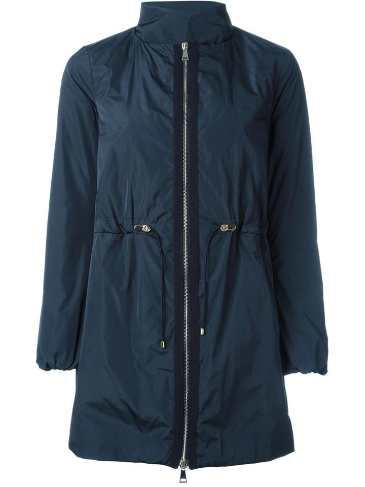 Moncler 'cigale' Parka, Women's, Size: 2, Blue, Polyester/feather Down/polyamide