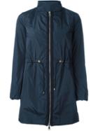 Moncler 'cigale' Parka, Women's, Size: 2, Blue, Polyester/feather Down/polyamide