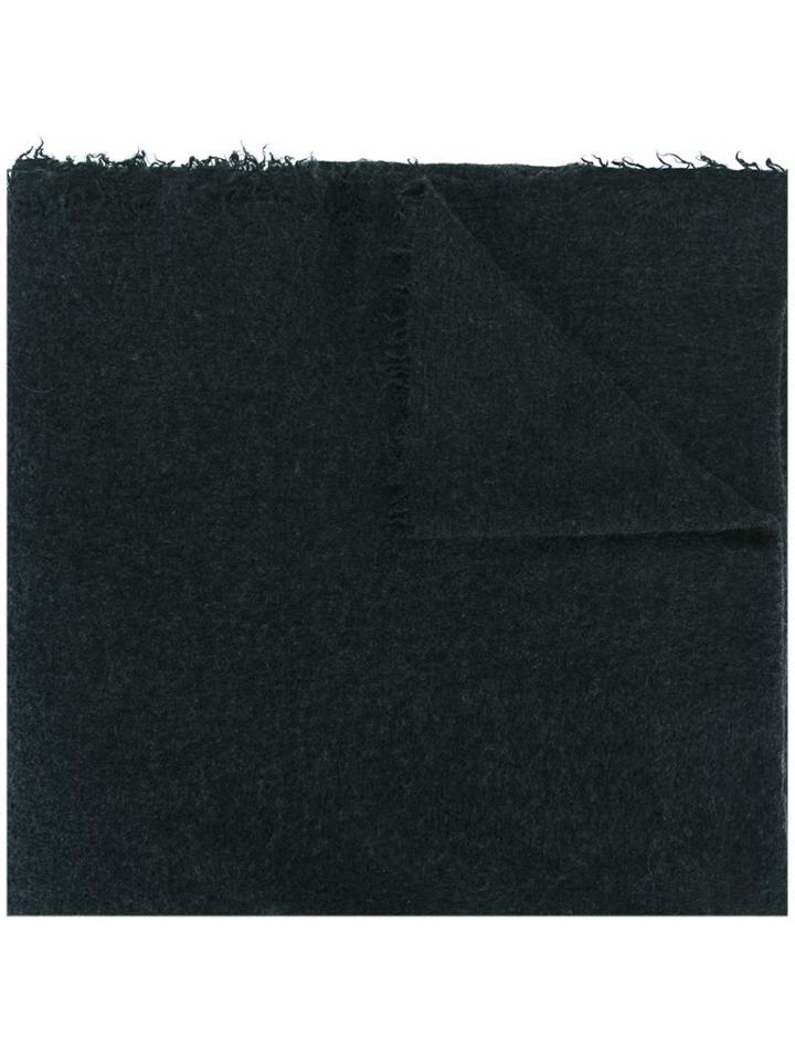 Faliero Sarti 'pedrissimo' Scarf, Adult Unisex, Black, Silk/cashmere