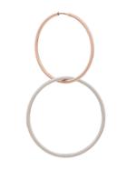 Maria Black Seniorita Hoop 35 And Circle Rock Charm Earring - Gold