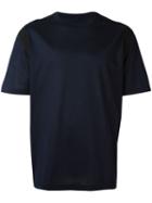 Lanvin Classic T-shirt, Men's, Size: Small, Blue, Cotton/polyamide/viscose/virgin Wool