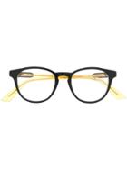Gucci Eyewear Oval Frame Glasses - Yellow
