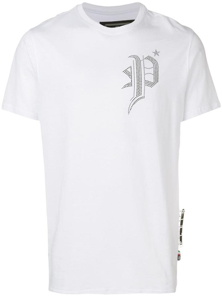 Philipp Plein Contrast P T-shirt - White