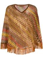 Missoni Embroidered Fringed Sweater - Multicolour