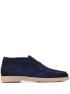 Santoni Desert Slip-on Boots - Blue