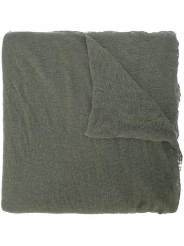 Botto Giuseppe Long Plain Scarf - Green