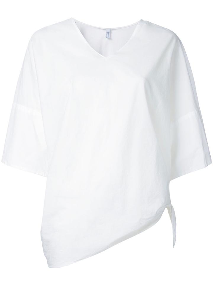 08sircus - V Neck Top - Women - Cotton - 36, White, Cotton