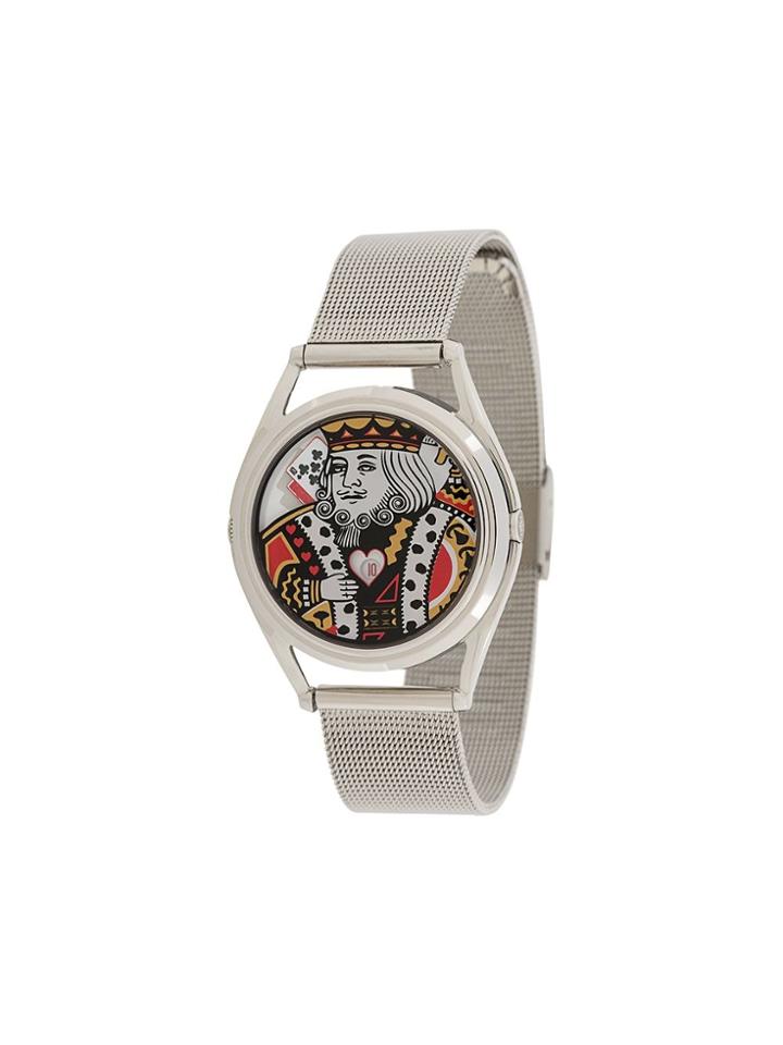 Mr Jones King 36mm Watch - Silver