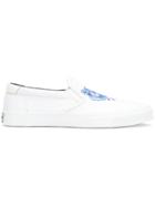 Kenzo Tiger Slip On Sneakers - White