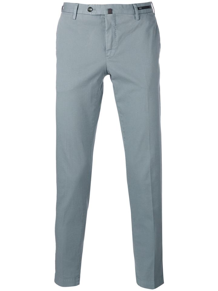 Pt01 Cropped Skinny Trousers - Grey
