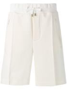 Umit Benan - Tailored Drawstring Shorts - Men - Cotton/polyamide - 52, White, Cotton/polyamide