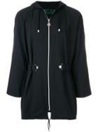 Jean Paul Gaultier Vintage Belted Hooded Jacket - Black