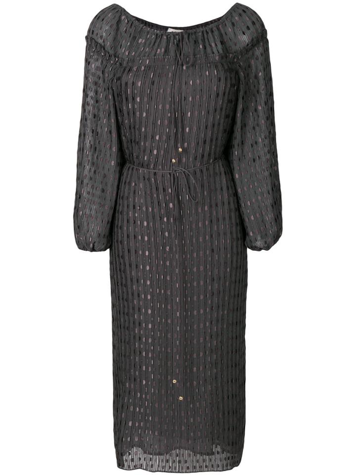 Zimmermann Longsleeved Fitted Dress - Grey