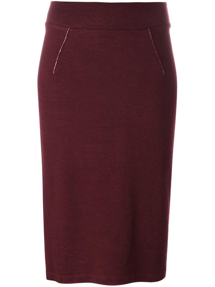 Humanoid 'chara Coupled' Skirt, Women's, Size: Xs, Red, Cotton/polyamide/wool