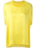 P.a.r.o.s.h. Safira Blouse, Women's, Yellow/orange, Silk/spandex/elastane