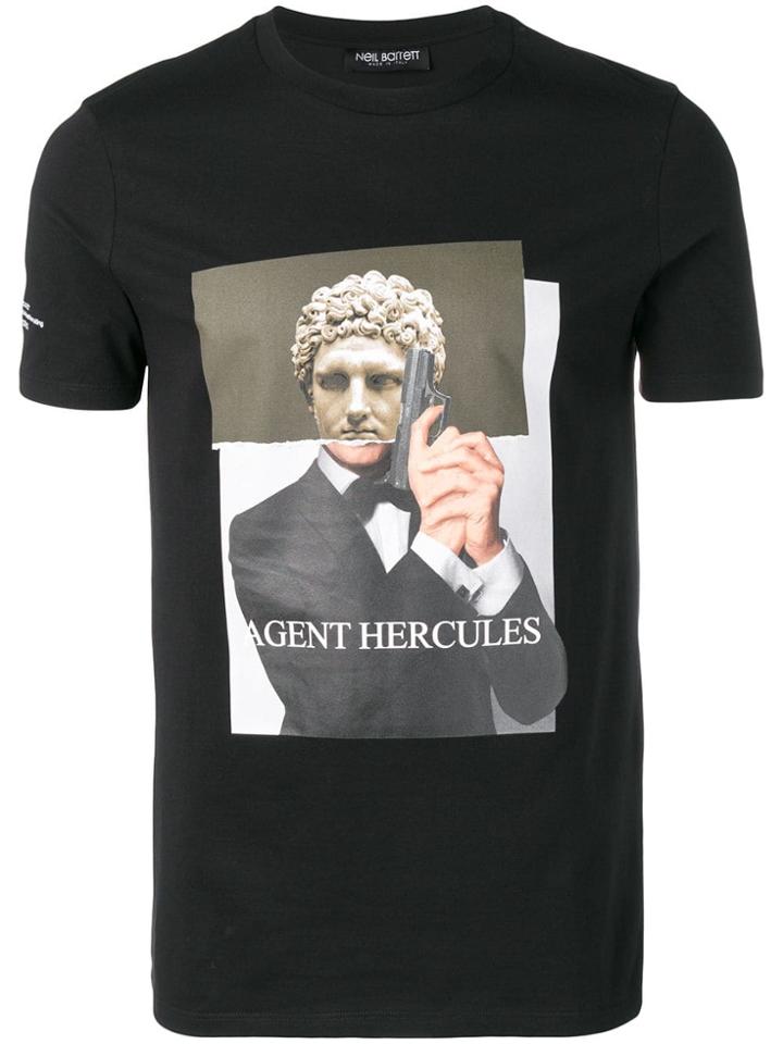 Neil Barrett Agent Hercules T-shirt - Black