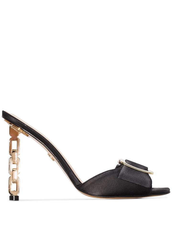 Charles Jourdan Patrick 1983 90mm Sandals - Black