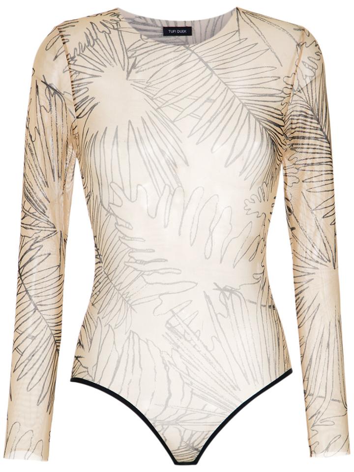 Tufi Duek Longsleeved Tulle Bodysuit - Unavailable