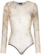 Tufi Duek Longsleeved Tulle Bodysuit - Unavailable