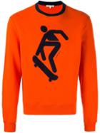 Carven Skateboard Sweatshirt, Men's, Size: Small, Red, Cotton