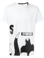 Iceberg 'sylvester' Print T-shirt, Men's, Size: Small, White, Cotton