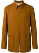 Lemaire - Zipped Jacket - Men - Virgin Wool/cotton/viscose - 48, Brown, Virgin Wool/cotton/viscose