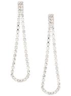 Wandering Oversized Drop Earrings - Metallic