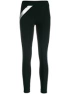 Paco Rabanne Side Stripe Leggings - Black