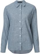 Jenni Kayne Classic Shirt, Size: Medium, Blue, Cotton