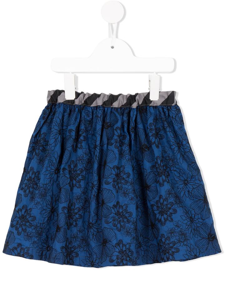 Familiar Floral Print Skirt, Girl's, Size: 9 Yrs, Blue