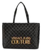 Versace Jeans Couture Quilted Tote Bag - Black