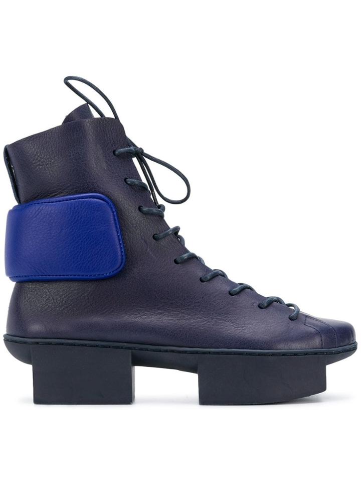 Trippen Ankle Lace-up Boots - Blue