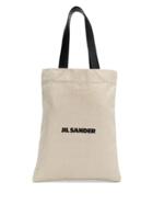 Jil Sander Logo Tote Bag - Neutrals