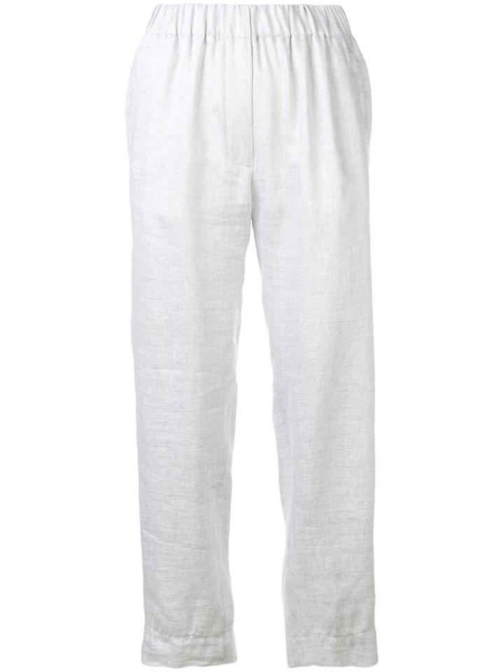 Forte Forte High Rise Casual Trousers - Grey