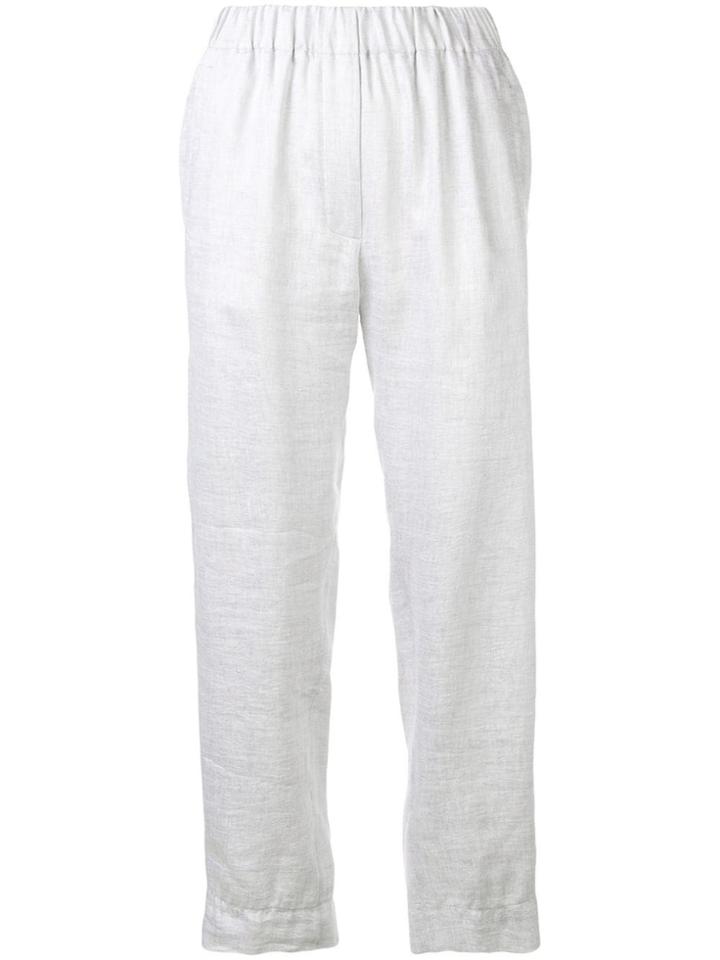 Forte Forte High Rise Casual Trousers - Grey