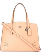 Coach Prairie Rivets Charlie Carryall Tote - Pink & Purple