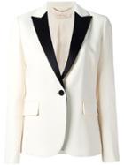 Tory Burch Iliana Blazer, Women's, Size: 2, Nude/neutrals, Polyester/triacetate