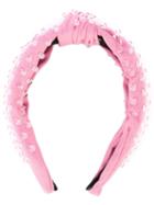 Lele Sadoughi Bead Embellished Headband - Pink