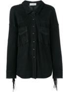 Faith Connexion Over-sized Fringed Goatskin Shirt