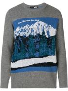Love Moschino Mountain Intarsia Sweater - Grey