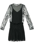 Magali Pascal Lace Detail Dress - Black