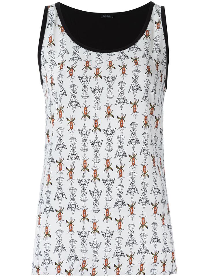 Tufi Duek Printed Top - White