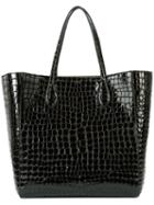 Rochas Roak Tote, Women's, Black, Calf Leather