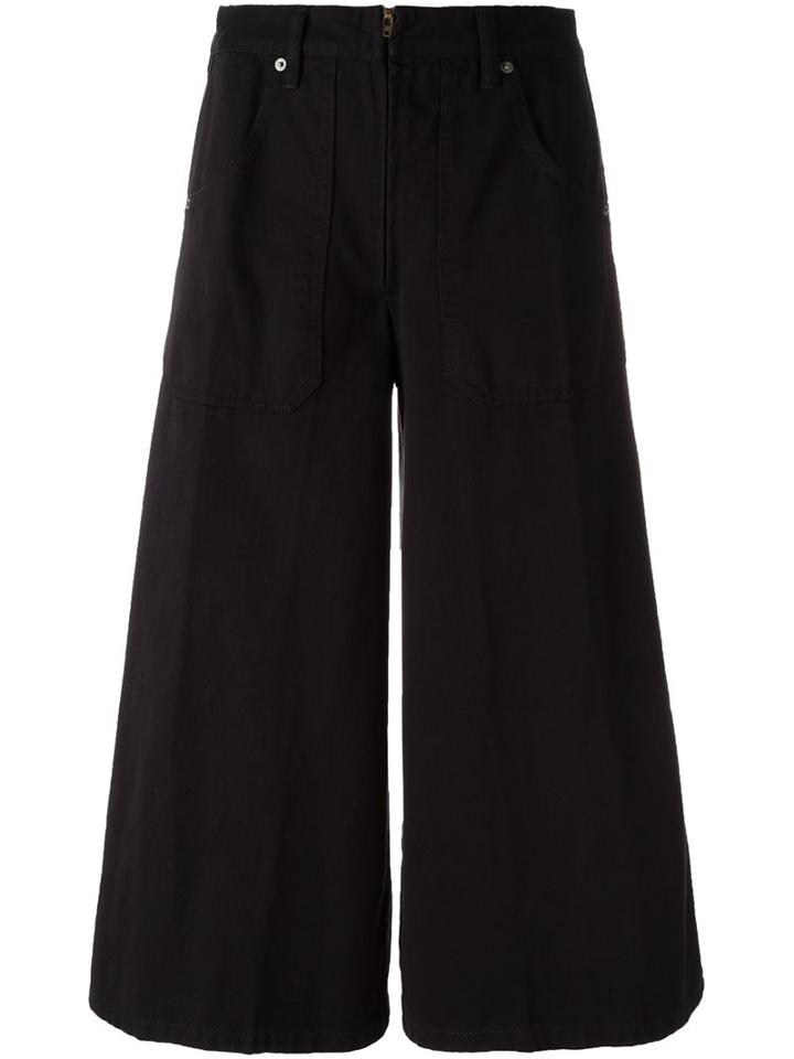 Marc Jacobs Denim Culottes, Women's, Size: 26, Black, Cotton