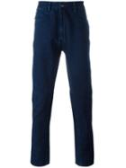 Stone Island Straight-leg Jeans, Men's, Size: 33, Blue, Cotton/polypropylene