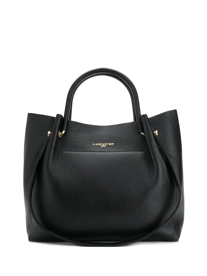 Lancaster Printed Logo Tote Bag - Black