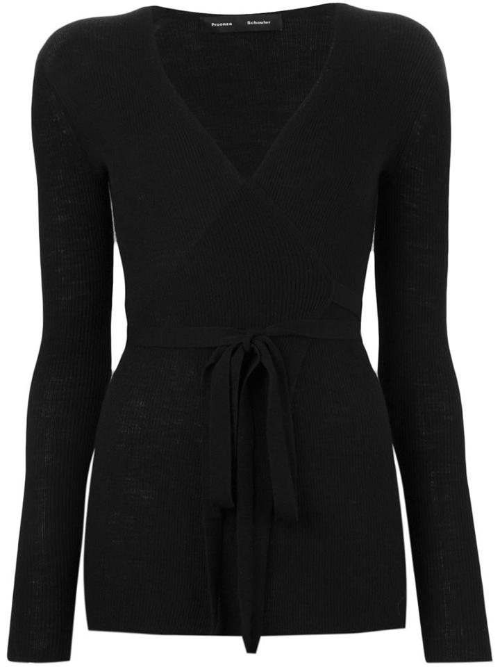 Proenza Schouler Tie Fastening Cardigan