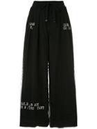 Maison Mihara Yasuhiro High-waist Wide Leg Trousers - Black